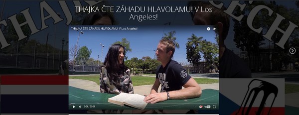 THAJKA �TE Z�HADU HLAVOLAMU! V Los Angeles!