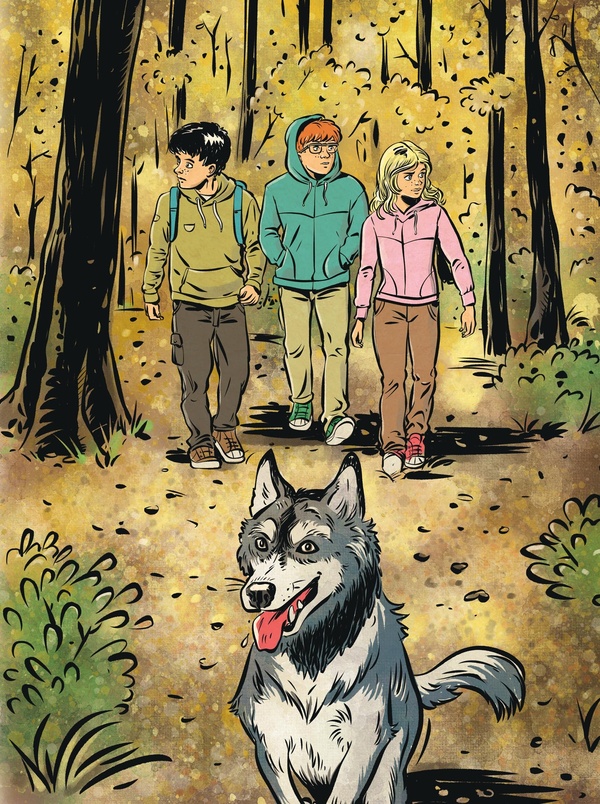 Petr Hugo �lik � Z�hada dra��ho kl��e. Ilustrace Petr Morkes