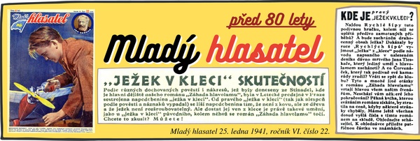 Hlasatel 22 - 1941 - je�ek v kleci