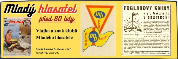 Vlajka a znak klub� Mlad�ho hlasatele