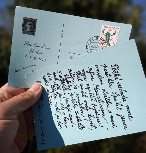 Filatelista Maxmili�n Dr�p zem�el p�ed sto dvaceti lety