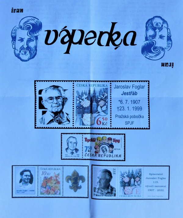Jaroslav Foglar na kuponech