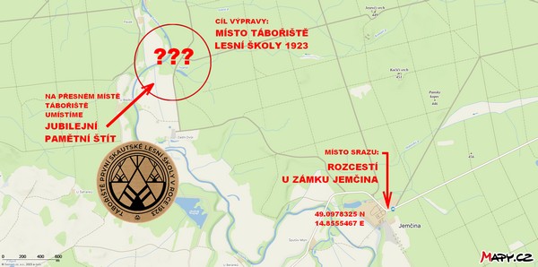 Mapka prvn� Lesn� �koly (1923 - 2023)